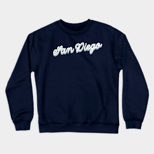 San diego cursive script Crewneck Sweatshirt